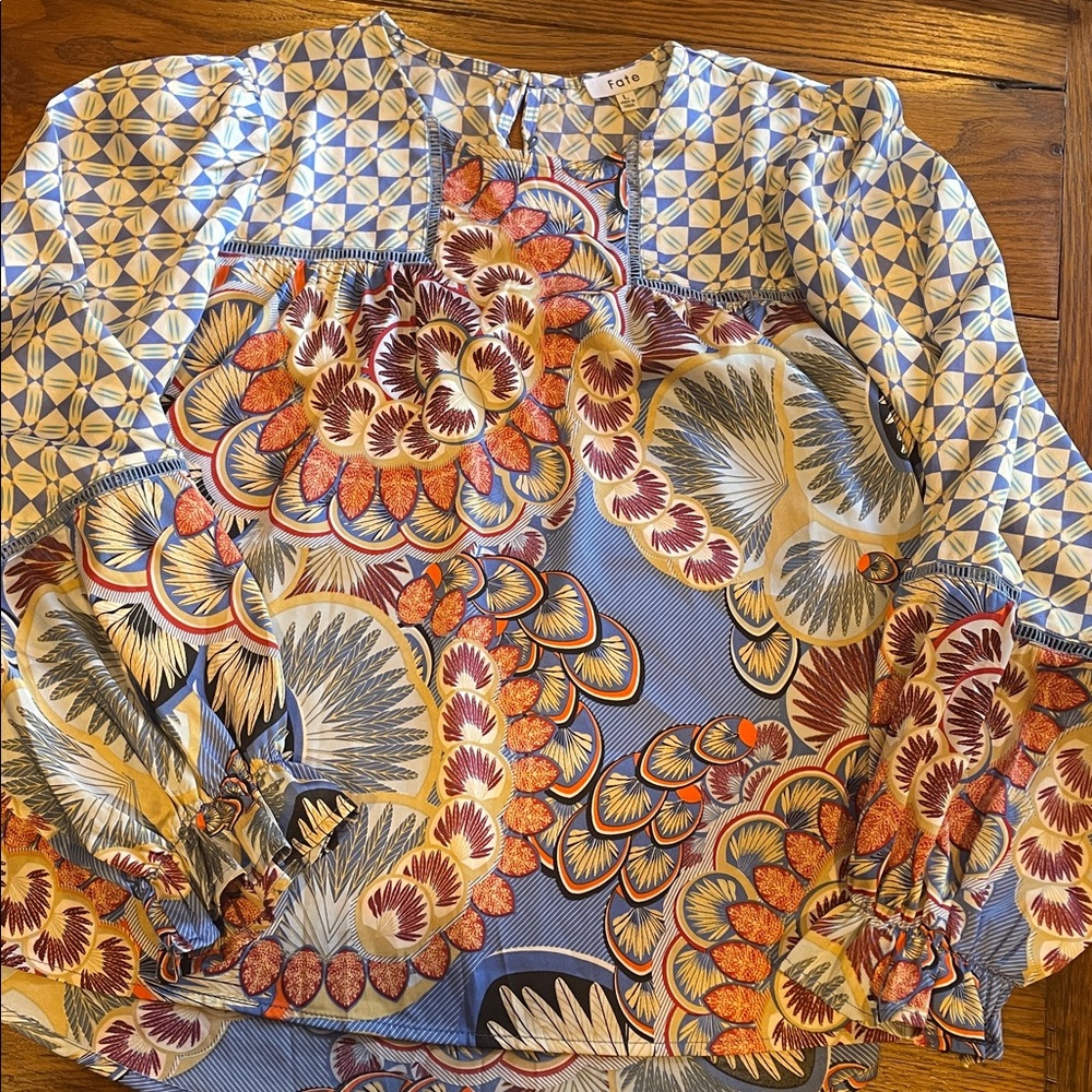 Boutique Floral Patterned Blouse by Fate
